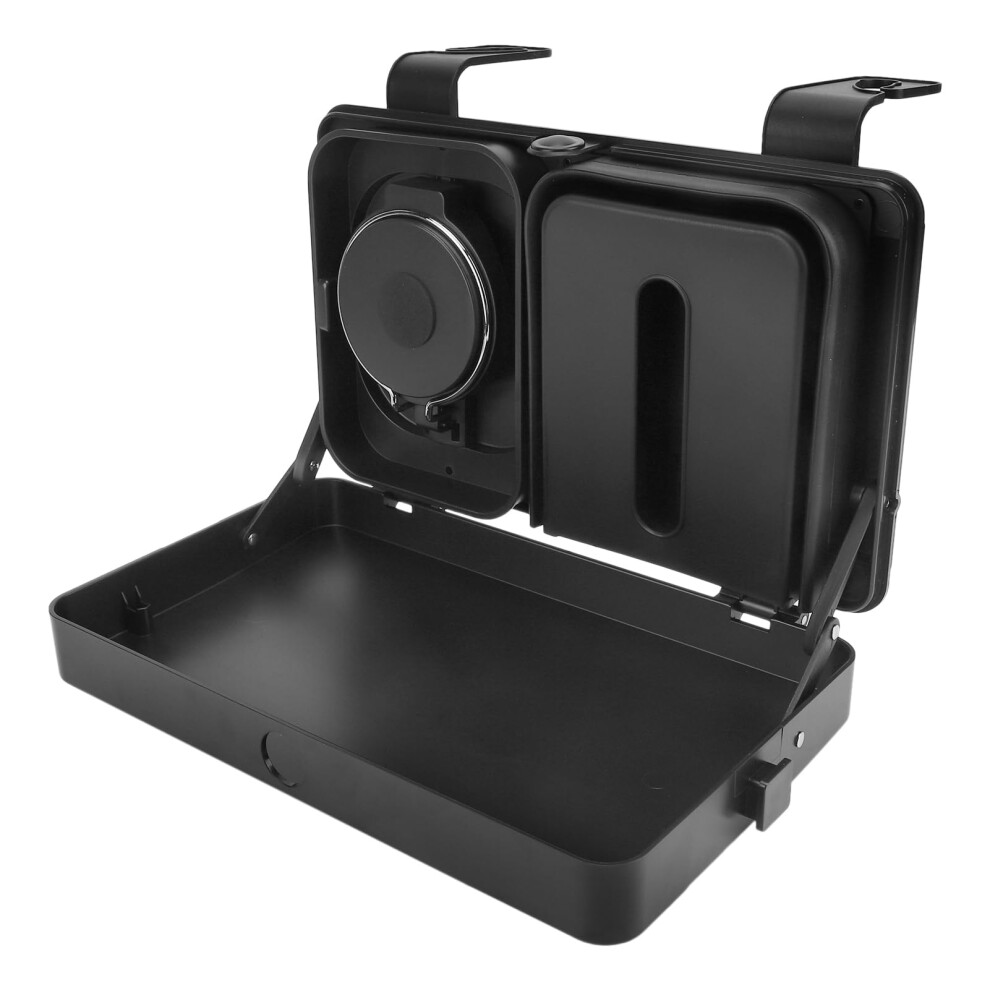 Car Backseat Organizer With Tray Table, Cup Holder, Tissue Box, Hooks For Kids Meals And Travel 9455672757454
