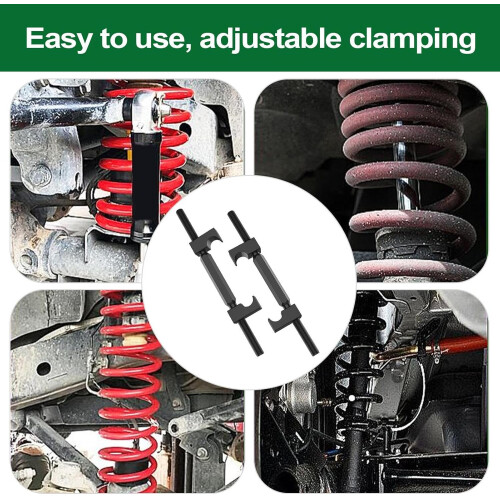Heavy Duty Coil Spring Compressor Tool with Secure UShape Grip for Strut and Motorcycle Fork 1