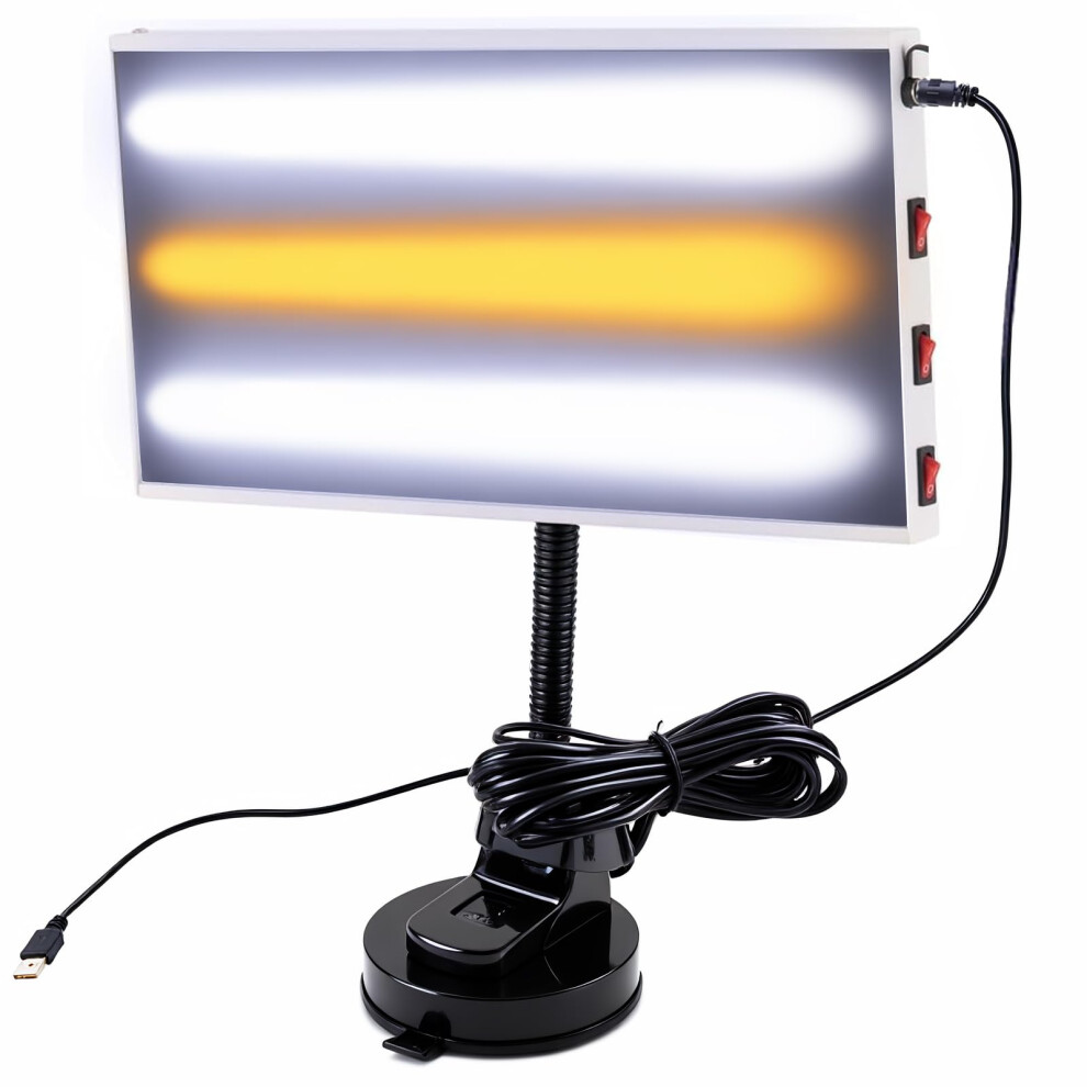 Pdr Board For Precise Dent Detection, Led Paintless Dent Lamp With Adjustable Modes And Suction Base Light 9455672757973