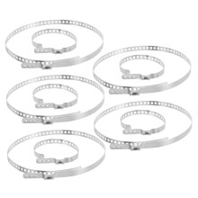 CV Boot Clamp Kit Stainless Steel Drive Shaft Clamps for Cars with Easy Installation 5 Pairs