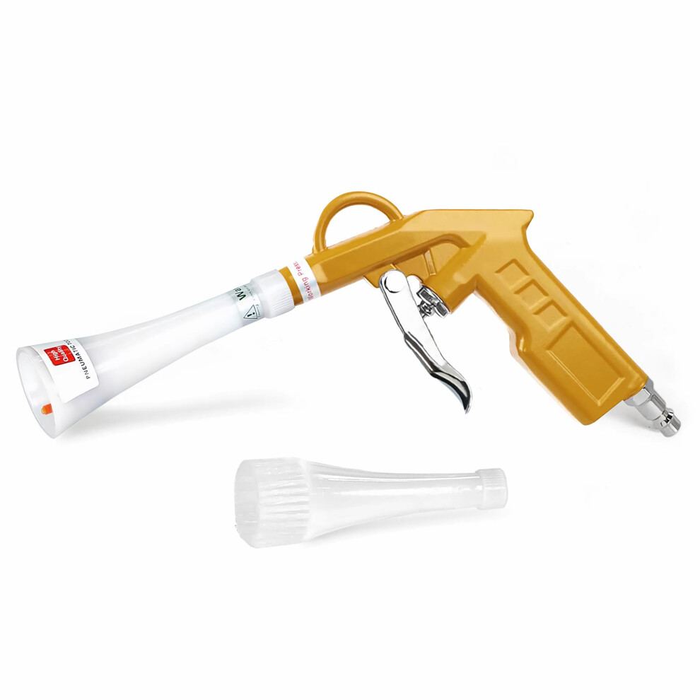 Air Blow Gun With Soft Bristle Brush, Ultrastrong Airflow Car Detailing Tool For Air Compressor 9053599085294