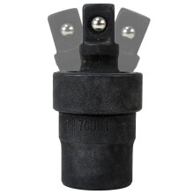 3/8 Inch Impact Universal Joint Socket Adapter Black Chrome Molybdenum for Tight Spaces