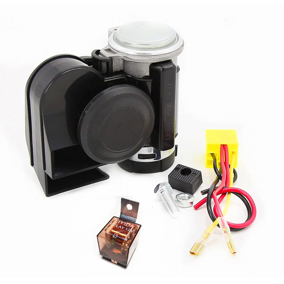 135Db Chrome Aluminum Car Air Horn With Compressor, Universal 12V Loud Horn For Car Truck Suv 9053599085935