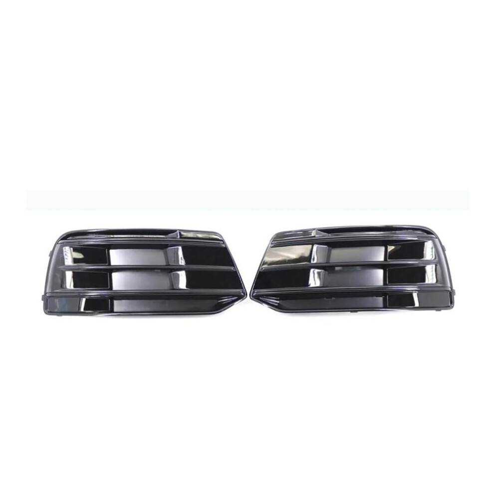 Fog Cover Gloss Front Bumper Grille Insert Replacement For Audi Q5 20182020 Light/Black 9455672760133