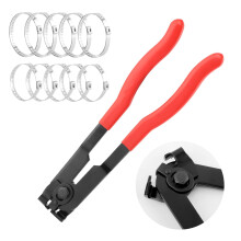 CV Boot Clamp Tool with Adjustable Mechanism and Cutter for Automotive , Red