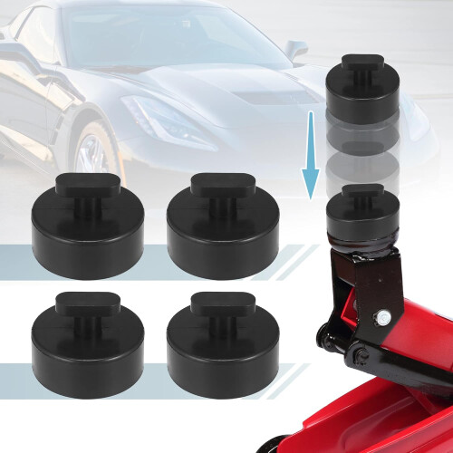 Jack Pads Rubber Adapter Set Protects Jack Points for Chevy Corvette C5 C6 C7 – 4 Pcs 2