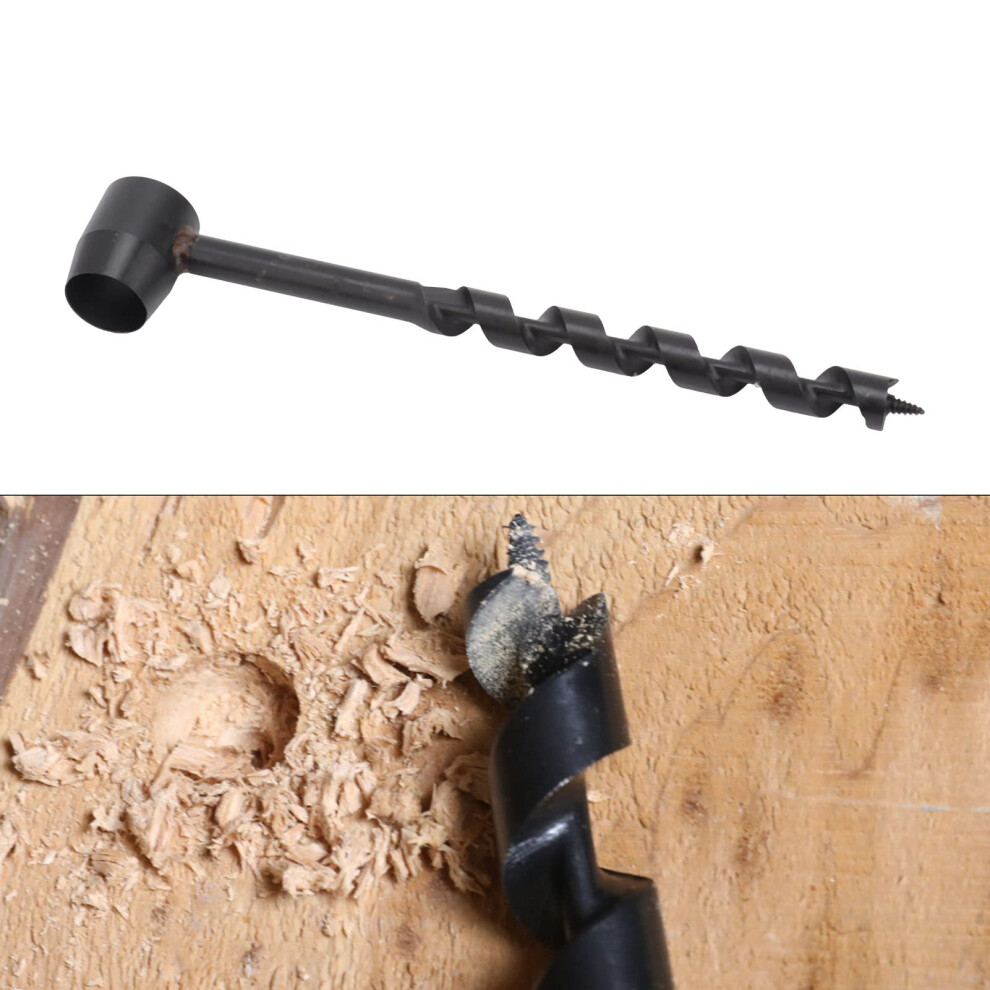 Manual Auger Drill With Selftapping Screw Tip, Hand Wood Auger For Survival Camping And Woodworking 25Â230Mm 9044945360851