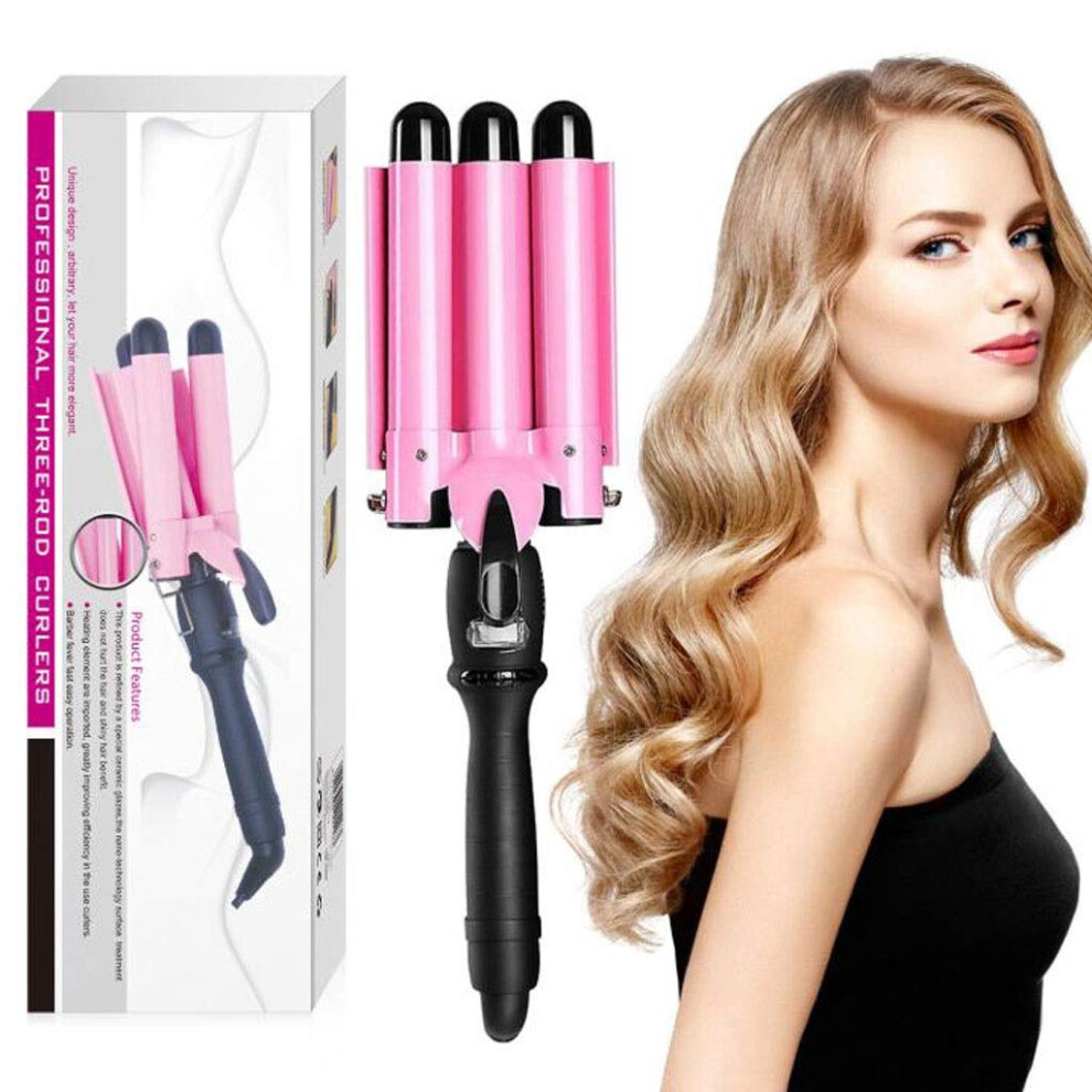 Automatic Hair Curler 32mm Tourmaline Ceramic Iron Fast Heat Up Adjustable Temperature for Long Lasting Curls
