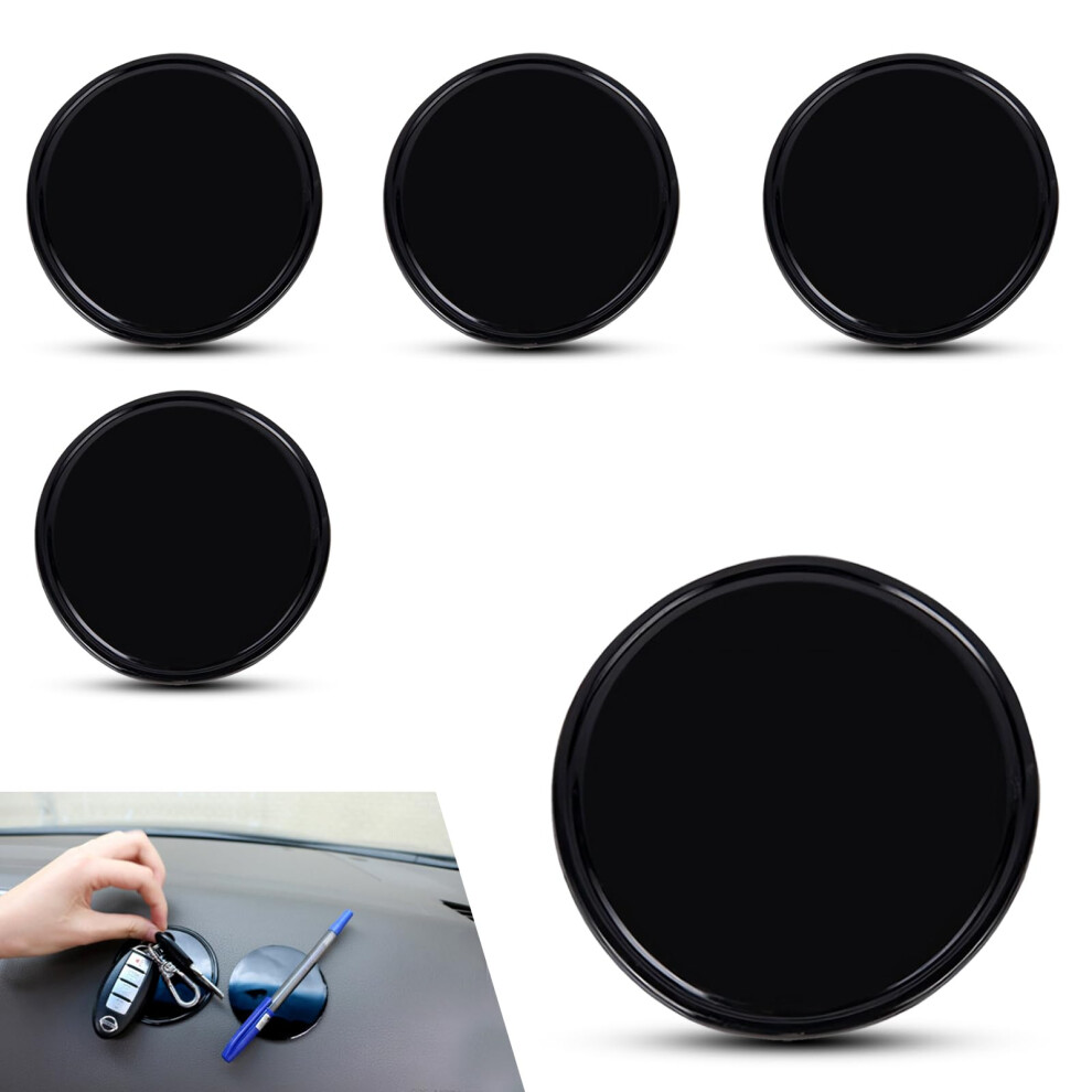 Non Slip Gel Pad Set For Car Dashboard, Reusable Sticky Silicone Anti Slip Mats For Phone And Keys 9455672762090