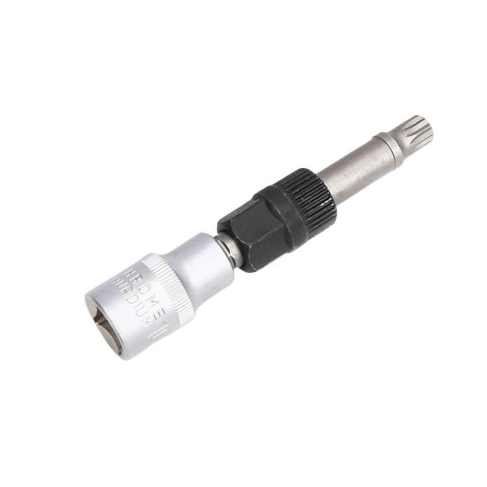 T50 M10 Alternator Pulley Removal Tool With 33 Teeth Socket, Crv Steel, Antislip Grip 9455672762182