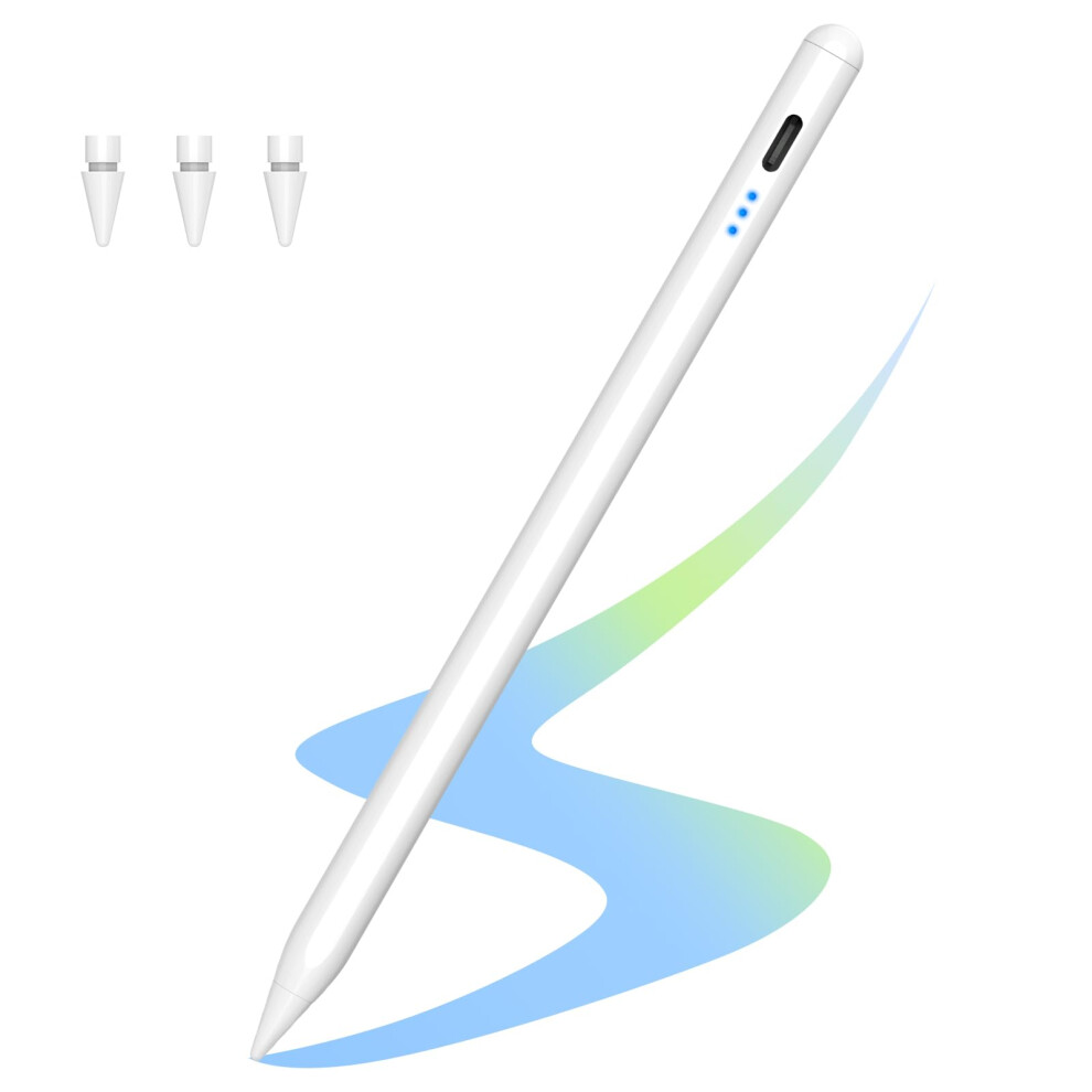Stylus Pen For Ipad With Palm Rejection And Tilt Sensitivity, Usbc Rechargeable Alternative For Apple Pencil 9113335698376