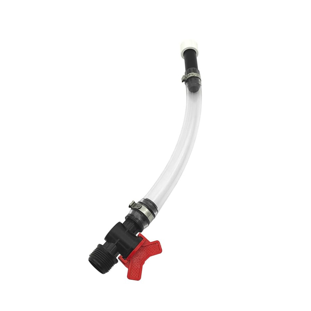 Racing Fuel Filler Hose 15 Inch With Leakproof Shutoff Valve And Hose Bender For Racing Jugs 9070919916960