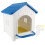 Plastic Chicken Nesting Box for Hens, Weatherproof Easy Clean Design, Wall Mounted for Coop 1