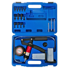 Brake Bleeder Kit with Handheld Vacuum Pump, Accurate Gauge for Car Truck Motorcycle Brake Bleeding