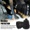 2PCS Universal Silicone CV Boot  Kit with Clamps, Waterproof Dustproof CV Joint Boot 5