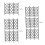 Small Flower Screen Tower Trellis Stand 63x46.5cm, 6 Pack 12