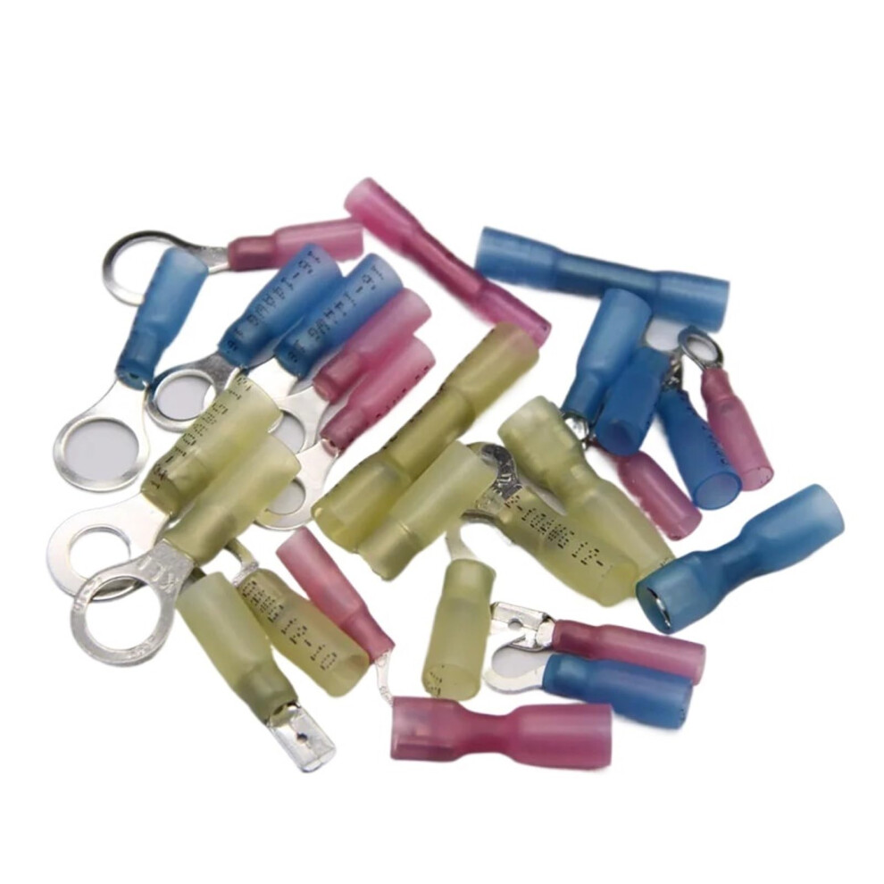 270 Pcs Heat Shrink Wire Connectors Waterproof Electrical Crimp Terminals Marine Grade Assortment 9070919917455