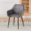 AINPECCA 2PCS Dining Chairs Pad Seat Faux Suede Dark Grey 7