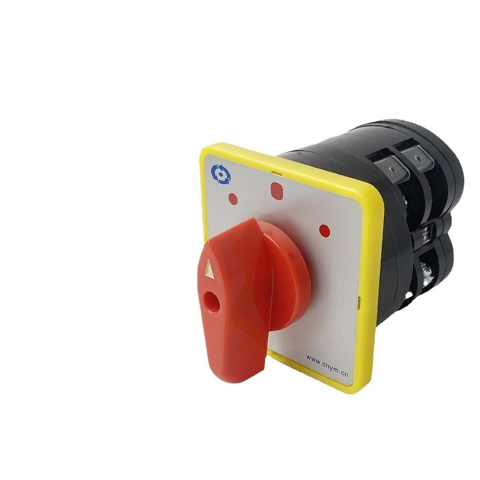 16A 3 Position Rotary Transfer Switch Dual Section Manual Changeover Switch Silver Contact 9174973437628