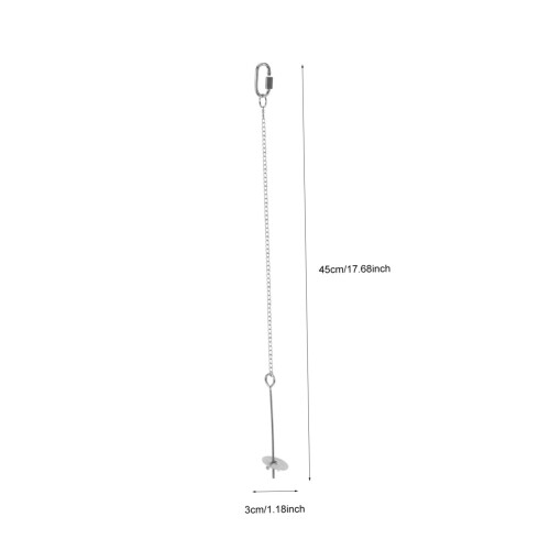 2pcs Hanging Chicken Feeder and Fruit Fork Set, Durable Elevated Design for Coop and Garden 2