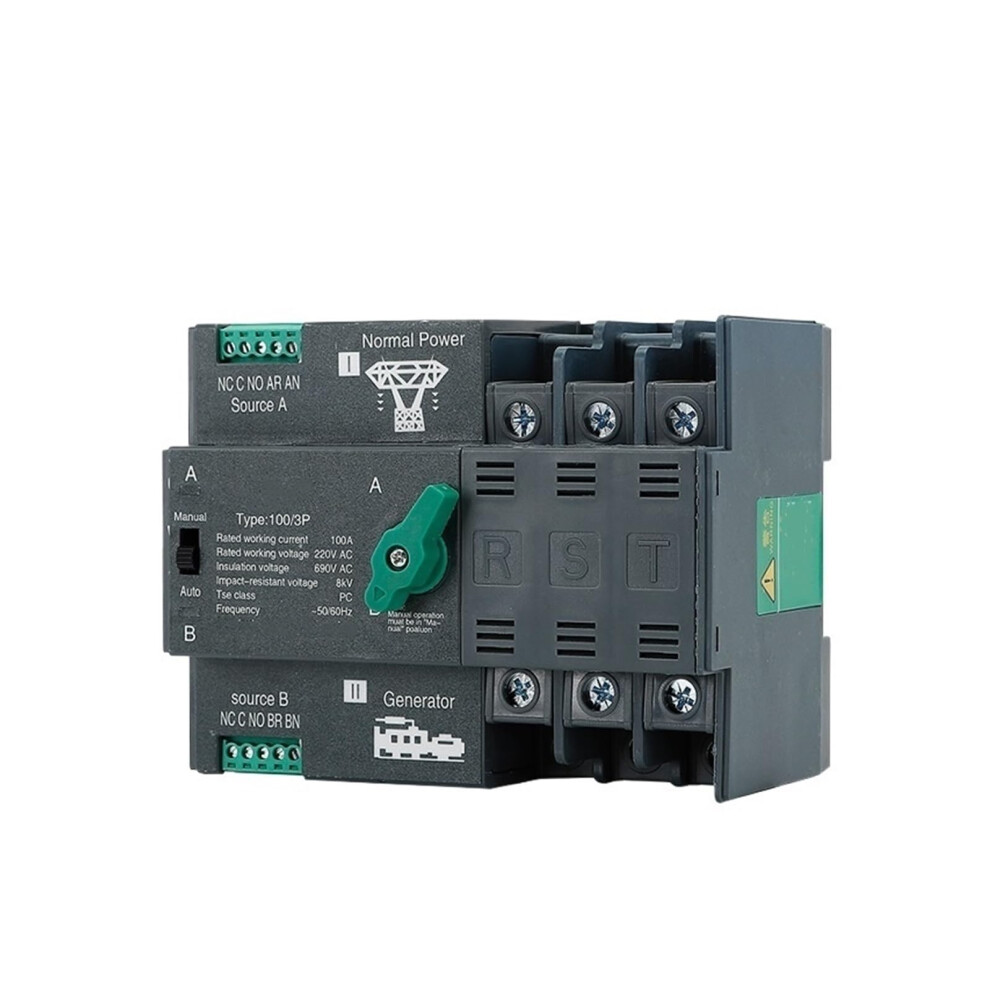 Automatic Transfer Switch 220V 25A Dual Power Relay With Dual Mode Operation For Reliable Performance 9174973437734