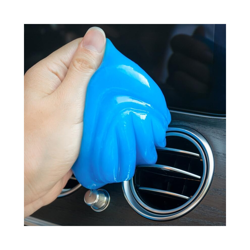 Car Cleaning Gel For Interior Detailing, Reusable Auto Detailing Putty For Deep Crevice And Keyboard Cleaning, Blue 9053599089995