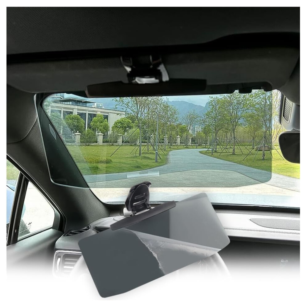 Car Sun Visor Extender Anti Glare Sunshade With Hd Wide View, 97% Uv Blocking, 180 Adjustable 9053599090168