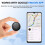 Bluetooth Tracker 2 Pack for Android Compatible with Google Find My Device, Key Wallet Luggage GPS Locator 4