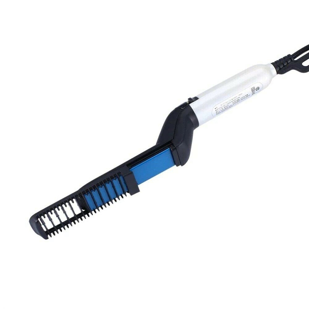 Hair Straightener Comb and Beard Straightening Brush with Fast Heating, Compact Size, MultiStyle Control