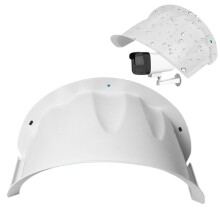 Security Camera Cover with Weatherproof Housing, Wide Brim Sunshade for Outdoor Home and Business