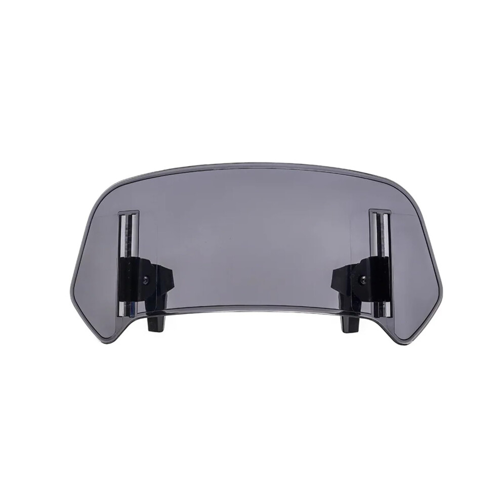 Motorcycle Windshield Extension Adjustable Clipon Windscreen Deflector Universal Fit Black 9053599090571