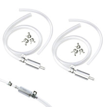 Brake Bleeder Kit with OneWay Valve and LeakProof Hose for Car Motorcycle Clutch, 2 PCS