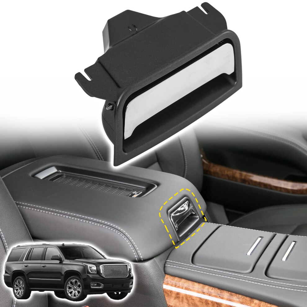 Center Console Armrest Lid Latch For Chevy Ado Tahoe Suburban Gmc Sierra Yukon 20142020 Oem 22861304 22792217 Chromed Durable Lock Silver 9455672764667