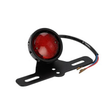 Motorcycle LED Tail Light with License Plate Mount, Super Bright Waterproof Brake Stop Lamp for Chopper Bobber