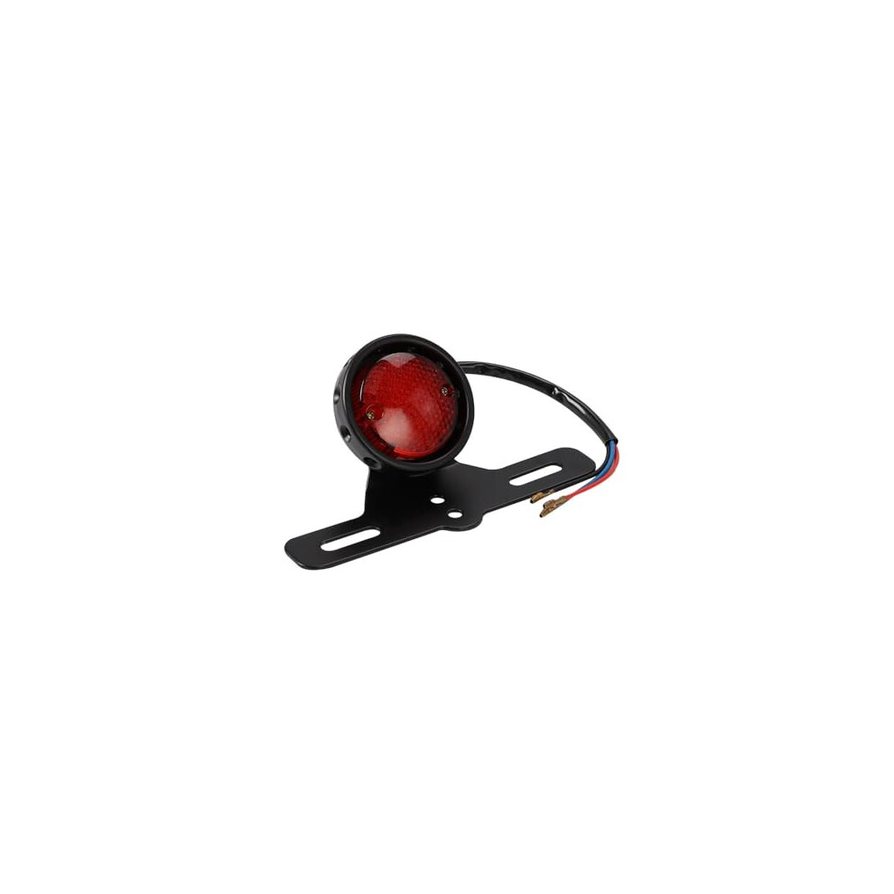 Motorcycle Led Tail With License Plate Mount, Super Bright Waterproof Brake Stop Lamp For Chopper Bobber Light 9070919918346