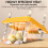 Chick Brooder Heater with Adjustable Height Angle, Energy Saving Heat Lamp for 15 Chicks 4