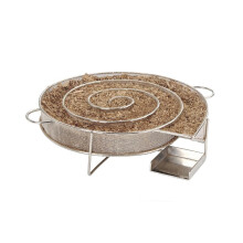 8 Inch Stainless Steel Cold Smoke Generator with Spiral Design for BBQ Grill, Salmon and Cheese Smoking, Long Smoke Duration