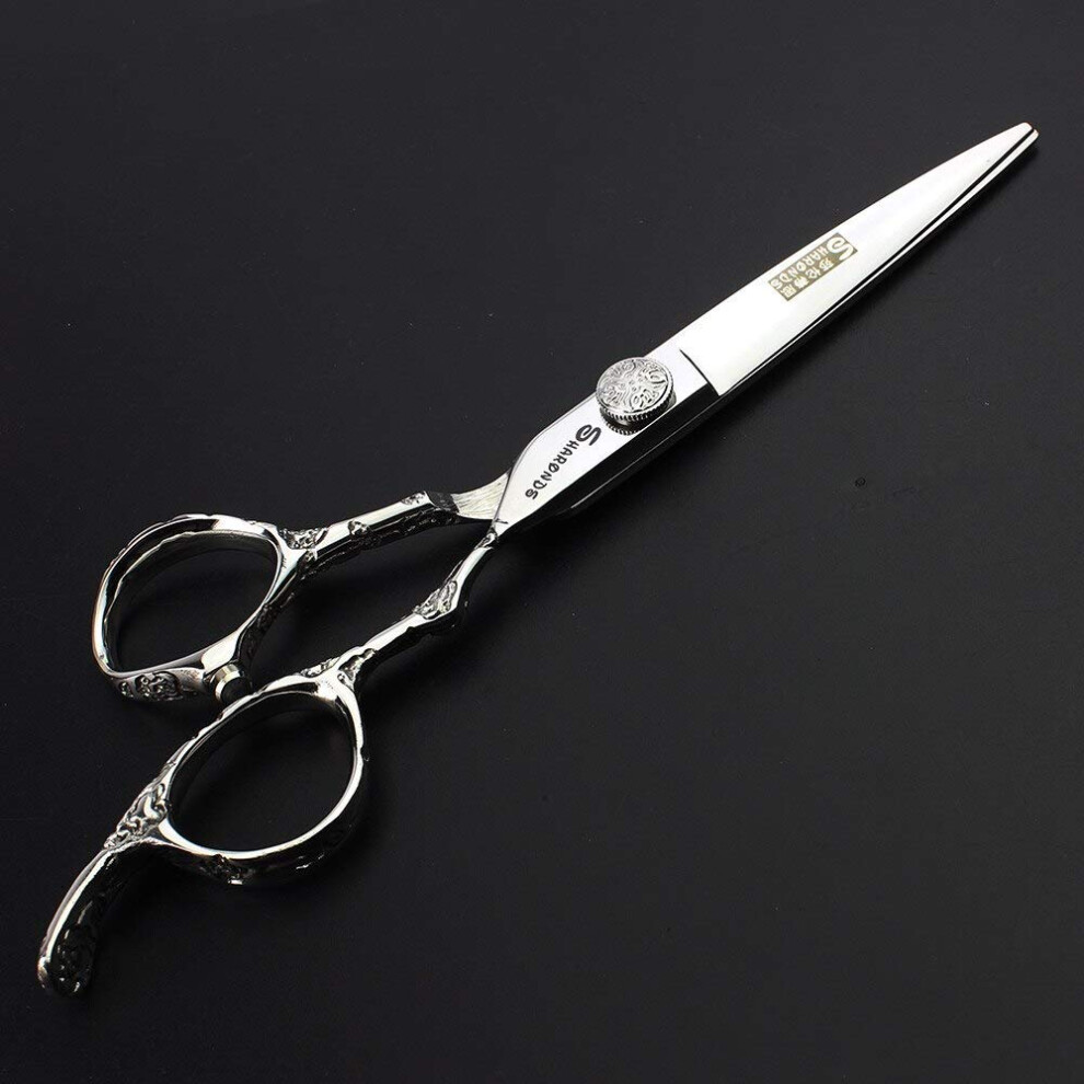 6 Inch Japanese 440C Hair Cutting Scissors, Ultra Sharp Ergonomic Professional Hairdressing Shears for Salon and Home