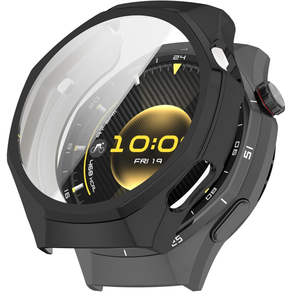 Tpu Case With Screen Protector For Huawei Watch Gt 6 Pro 46Mm, Shockproof Scratch Resistant Cover 9070919919008