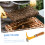 Beekeeping Hive Tool with Dual Function Design, Precise Scraping Edge and Safe Hive Maintenance 4