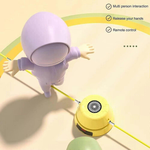 (Yellow) Hyperhop Auto Jump Trainer, Jump Rope Machine, Automatic Rope Skipping Machine 1