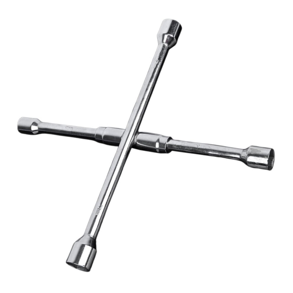 Folding Lug Wrench For Car Tire Change With Ergonomic Grip, Compact Steel Lug Nut Remover 9053599092995