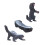 Figurine de ratel : 3 styles, Attaquant / Debout 9