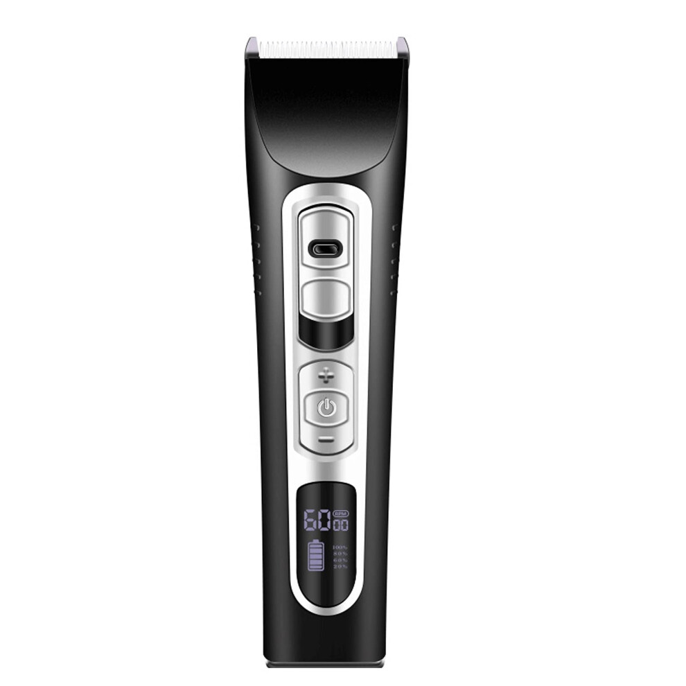 Hair Trimmer for Men Cordless Clippers Kit with Titanium Ceramic Blades, Fast Charging, LED Display