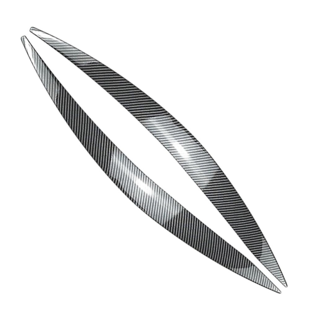 Headlight Eyebrow Trim Abs Carbon Fiber Style 20192021 Scratchproof Weatherproof For Ford Focus Mk4 9053599093114