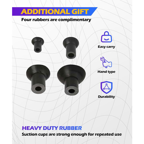 Valve Grinding Tool Kit with Multiple Suction Cups for Precise Engine Valve Seat Matching and 2