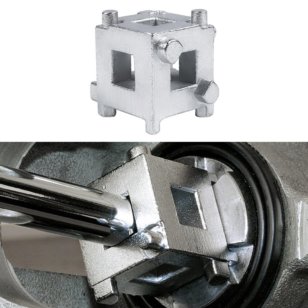 Universal Brake Caliper Compression Tool, Stainless Steel Piston Compressor For Rear Disc Brakes 9053599093411