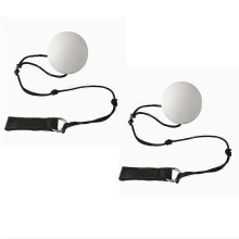 LED Poi Balls, Set of 2 LED Poi Juggling Balls with Rainbow Colors and Strobe Effect, LED Glow Poi Set