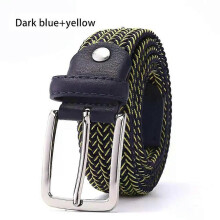 (Style 11) Button Buckle Flexible And Trendy Stylish Elastic Belt For Jeans Fashionable Trendy Belt Popular Knitted Belt Knitted Belt