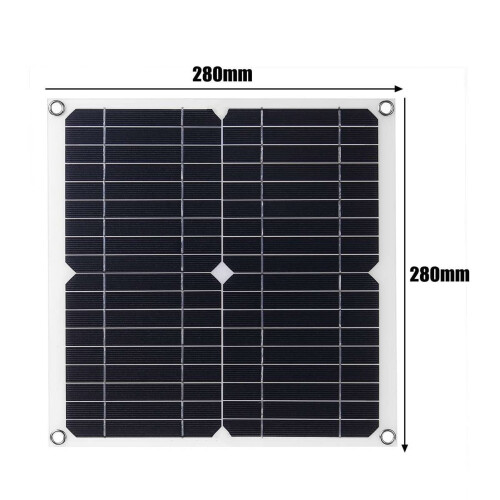 200W 12V Monocrystalline Solar Panel Kit with Controller for Car RV Boat Battery Charging 1